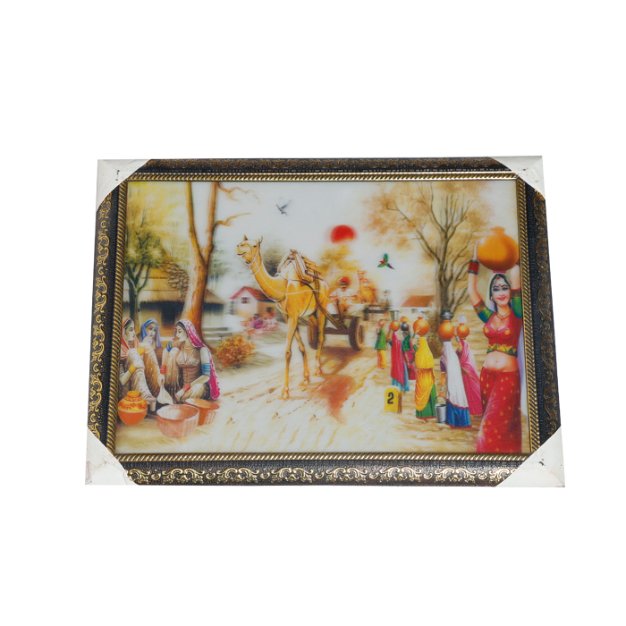 Camel 3D Photo Frame - 14 × 17 Inches