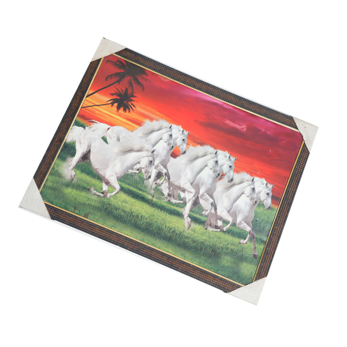 Seven Horse- 26 × 20 Inches