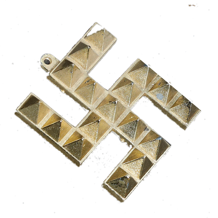 Swastik Pyramid - 3.5 × 3.5 Inches