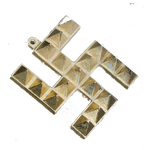 Swastik Pyramid - 3.5 × 3.5 Inches