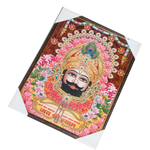 Jai Shree Shyam Baba Photo Frame - 25 × 19 Inches | For Pooja Temple | Home Decor And GIfts