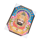 Jai Shree Shyam Baba Photo Frame - 25× 19 Inches | For Pooja Temple | Home Decor And Gifts