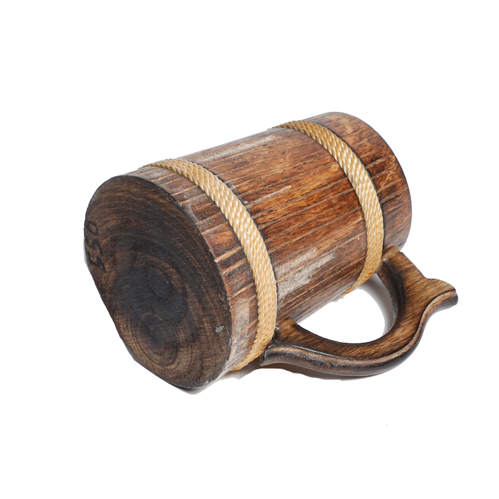 Wooden Beer Mug - 5 × 5 Inches