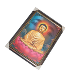 Lord Buddha Ji Photo Frame - 31 × 23 Inches | For Pooja Temple | Home Decor And Gifts