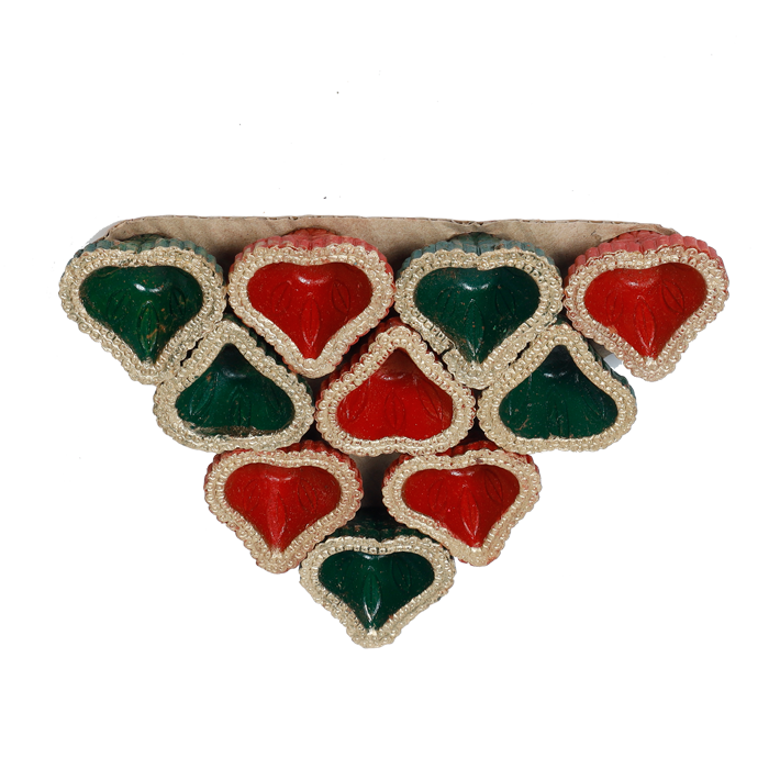 Diya Set- 10 × 8Inches