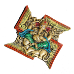 Savastik Ganesh- 7 × 7 Inches
