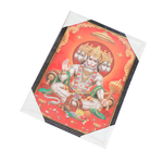 Lord Punch Mukhi Hanuman Photo Frame - 19 × 13 Inches | For Pooja Temple | Home Decor And Gifts