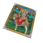 Goddess Sheetala Mata Photo Frame - 17 x 13 Inches | For Pooja Temple | Home Decor And Gifts