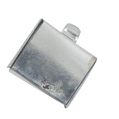 Silver Taweez Charm Amulet - 1 × 1 Inches