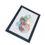 Flowers Painting Photo Frame - 14 × 20 Inches | For Home Decor And Gifts