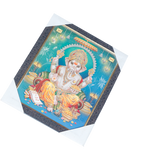Lord Ganesha Photo Frame - 11 × 10 Inches | For Pooja Temple | Home Decor And Gifts