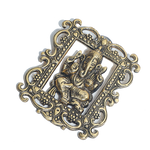 AGRODAK GANESHA DARWAR IDOL Door Hanging Gold - 4 × 4 Inches