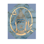 Lord Buddha JI Photo Frame - 12 × 9 Inches | For Pooja Temple And Home Decor