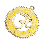 Om Chakar Yallow- 5 × 5Inches