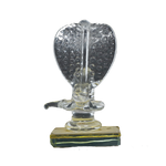 Handcrafted Glass Shiva Lingam Shiv Ling Idol for Daily Pooja and Home Decor