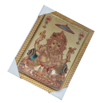 Lord Ganesha Photo Frame - 12 × 10 Inches | For Pooja Temple | Home Decor And Gifts
