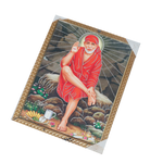 Shree Sai Baba Photo Frame - 17 × 13 Inches | For Pooja Temple | Home Decor And GIfts