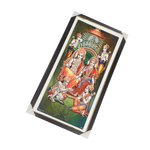 Lord Ram Darbar With Ram, Laxman, Sita And Hanuman Photo Frame - 25 × 13 Inches | For Pooja Temple | Home Decor And GIfts