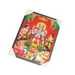 Shree Satyanarayan Bhagwan Photo Frame - 25 × 19 Inches | For Pooja Temple | Home Decor And GIfts