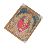 Shree Sai Baba Photo Frame - 17 × 13 Inches | For Pooja Temple | Home Decor And GIfts