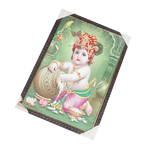 Lord Bal Gopal Krishna Photo Frame - 10× 19 Inches | For Pooja Temple | Home Decor And Gifts
