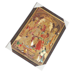 Lord Ram Darbar With Ram, Laxman, Sita And Hanuman Photo Frame - 25 × 17 Inches | For Pooja Temple | Home Decor And GIfts