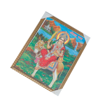 Goddess Sheetala Mata Is Sitting On Donkey Photo Frame - 17 × 13 Inches | For Pooja Temple | Home Decor And Gifts
