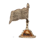 Golden Indian National Flag