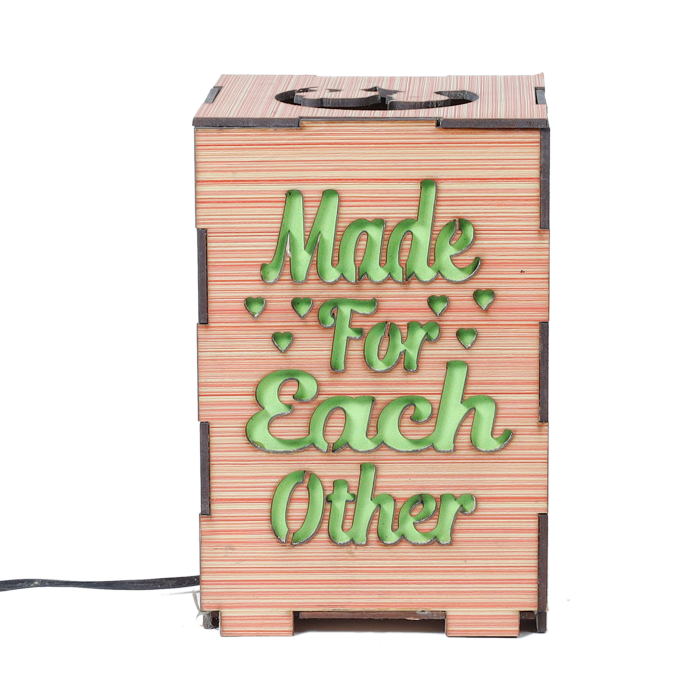Arton Led Starlight Wooden Night Lamp - 6 × 4 Inches | Gift For Bride And Home Decor