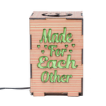 Arton Led Starlight Wooden Night Lamp - 6 × 4 Inches | Gift For Bride And Home Decor