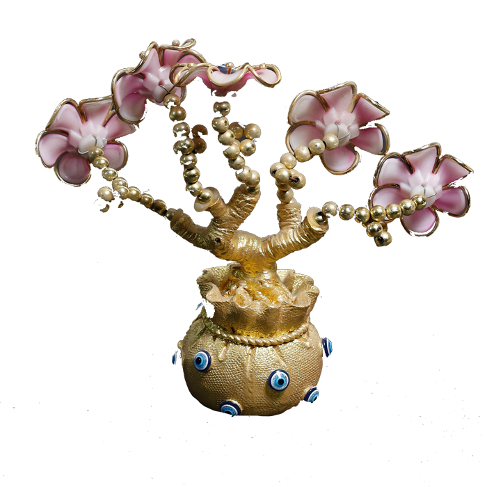 Pink tree -6 × 6 Inches