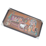 Lord Krishna And Goddess Radha With Gopis Photo Frame - 20 × 40 Inches | For Pooja Temple | Home Decor And Gifts