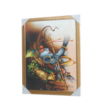 Lord Krishan Ji Photo Frame - 20 × 26 Inches | For Pooja Temple | Home Decor And Gifts