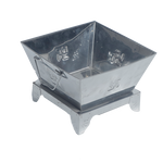 SPHINX SMALL STEEL HAWAN KUND FOR POOJA RITUALS - 8 × 8 Inches