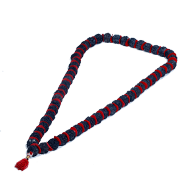 Rudraksha Mala (Thick Black Seeds)