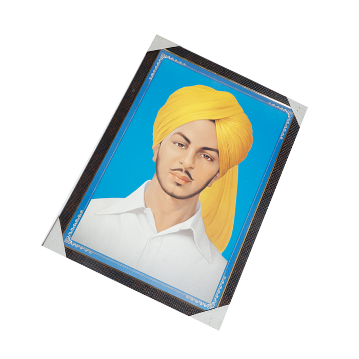 Shaheed Bhagat Singh Photo Frame - 22 × 30 Inches | For Education Institutes | Public Places And Offices
