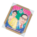 Dr. Bhim Rao Ambedkar And Lord Buddha Photo Frame - 11 × 10 Inches | For Educational Institutions | Home Decor | Public Places And Gifts