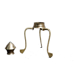 HS GEMS & Crafts Brass Lota for Puja Tripai Lota