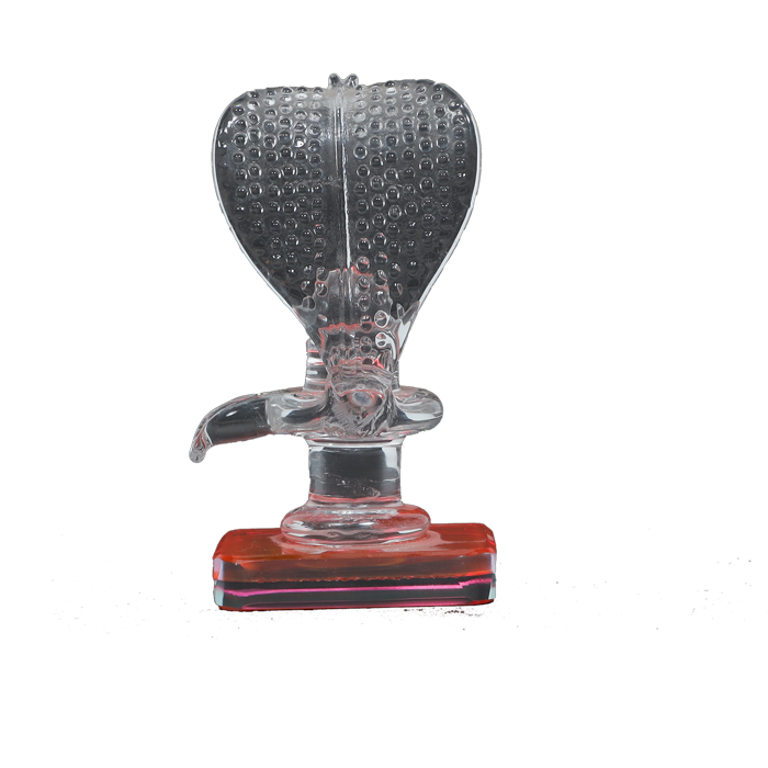 Handcrafted Glass Shiva Lingam Shiv Ling Idol Rad
