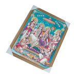 Lord Ram Darbar With Ram, Laxman, Sita And Hanuman Photo Frame - 19 × 13 Inches | For Pooja Temple | Home Decor And GIfts