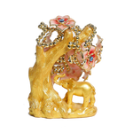 Rooster Bejeweled Peach Blossom Animal