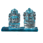 Blue Laxmi Ganesh - 3 × 4 Inches