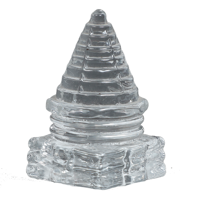 Crystal Shree Yantra - 2 × 2 Inches