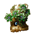 Golden Evil Eye Tree Buddha