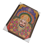 Shree Shyam Baba Photo Frame - 20 × 13 Inches | For Pooja Temple | Home Decor And Gifts