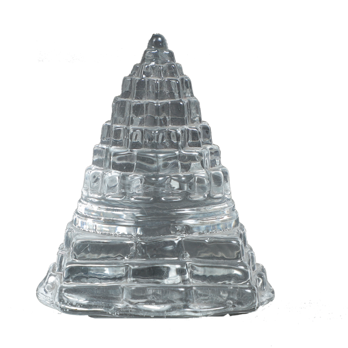 Crystal Shree Yantra - 3 × 3 Inches