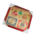 Shree Laxmi Kuber Ganesh Yanter- 10 × 10 Inches