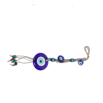 Glass Blue Evil Eye Hanger - 19 × 3 Inches