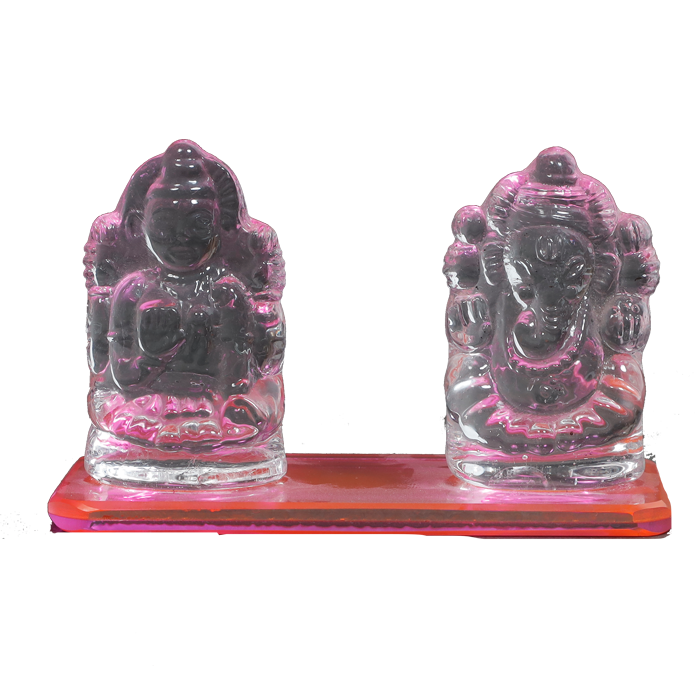 Gulabe Laxmi Ganesh - 3 × 4 Inches