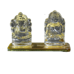 yellow Laxmi Ganesh - 3 × 4 Inches